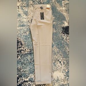 Haggar Mynx Gabardine Smart Fiber Tan Khaki Dress Pant *New w/ Tags* Sz 34 x 32